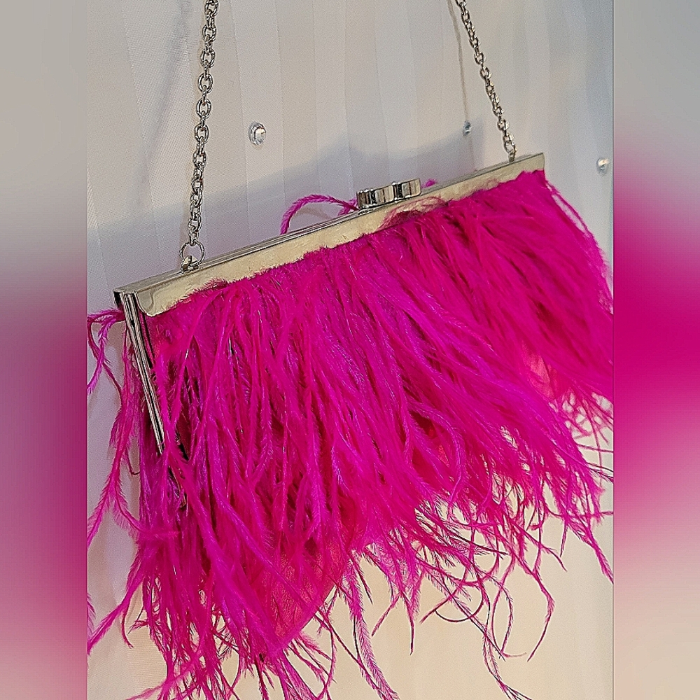 BCBG MAXAZRIA Hot Pink Clutch